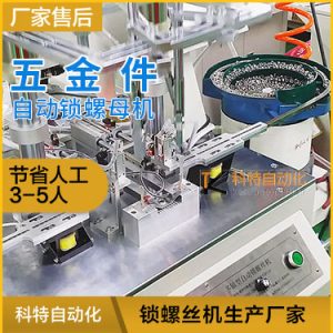 五金件自動(dòng)鎖螺母機(jī) 螺釘穿螺母設(shè)備視頻案例展示